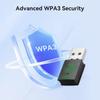 900Mbps USB WiFi 6 Adapter Bluetooth 5.4 Adapter Wireless Network Card 2.4G&5GHz Dual Band WiFi LAN Receiver For Win 10 11 Driver Free