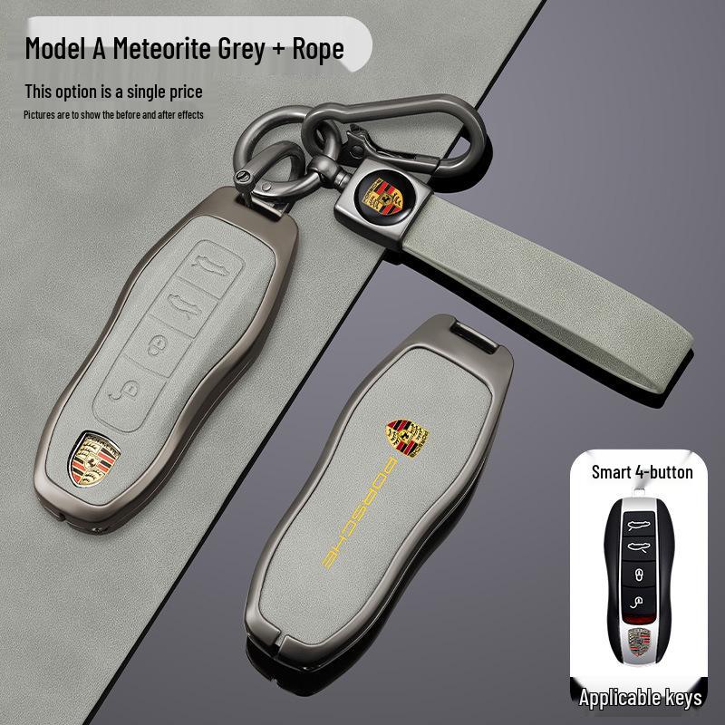 Funda de Carcasa para Llave Porsche para Cayenne, Panamera, Macan, 911, 718, Taycan
