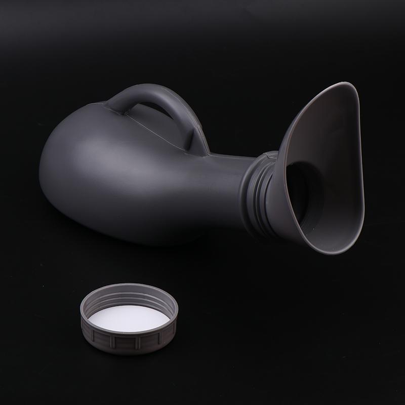 1000ml Taşınabilir Kalın Mobil Pisuar Açık Hava Kampı Araba İdrar Şişesi Kadınlar Erkekler Seyahat Pisuarı İşeme Şişesi