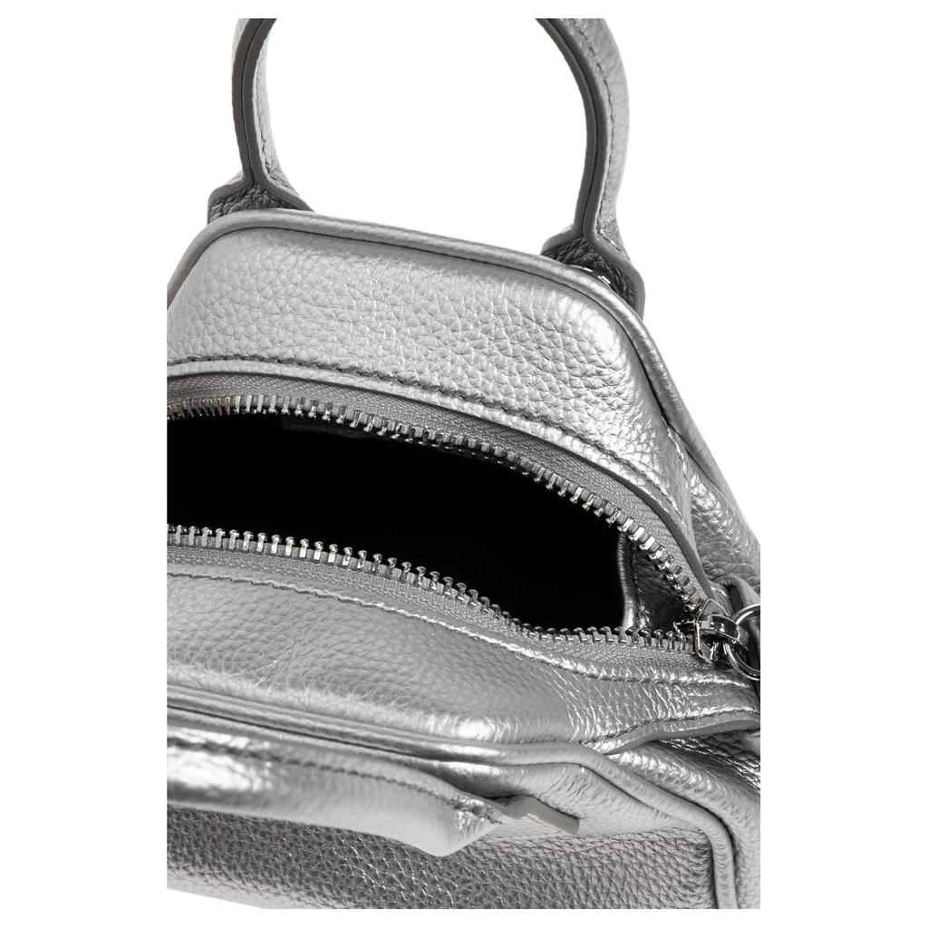 VIVIENNE WESTWOOD Yasmine Classic Brand Logo PU Crossbody Handbag Women Handbags Silver 5C010006WS000DQ401