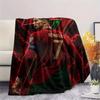 1PC Cristiano Ronaldo Patterned Flannel Blanket Suitable For All Seasons for Home Decor Warmth and Comfort Gifts Holiday Present
