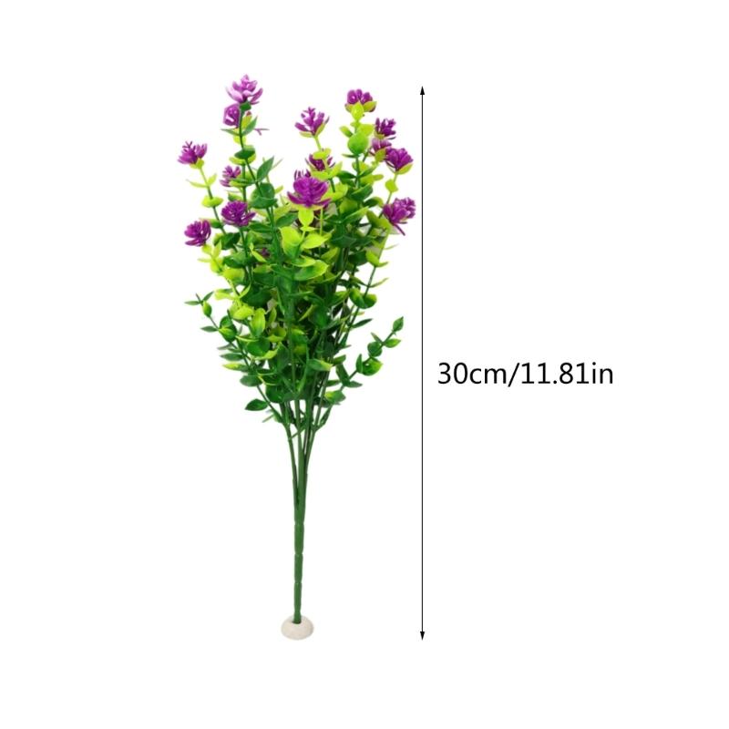 24 Bundles Artificial Flower Bouquets Artificial Flower for Farmhouses Garden Wedding Decorations