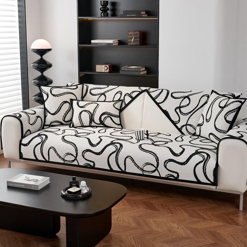 

Новая подушка для дивана на все времена года, летний чехол для дивана из легкой шенилловой кожи класса люкс 60*60cm