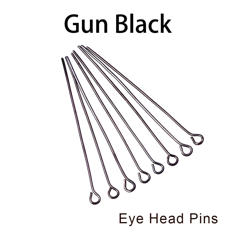 200Pcs/lot 10-50mm Flat Head Ball Head Eye Head Pins Connectors For Necklace Pendant DIY Jewelry Making Accessories Supplies