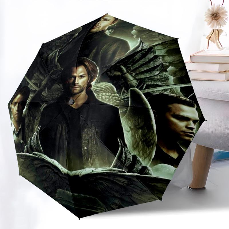 Supernatural Forces Unleashed Folding umbrella Portable durable Sun umbrella Umbrella Gift
