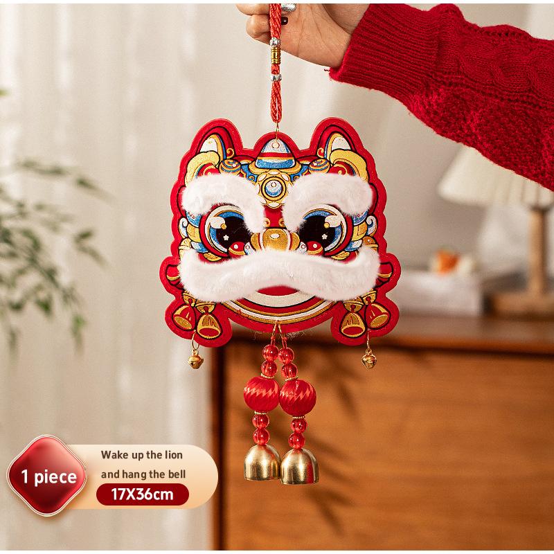 Chinese New Year Decorations 2026 Horse Door Pendant Tet Decoration Indoor Living Room Wall Ornament Spring Festival Supplies