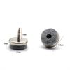 10pcs/set Metal Furniture Felt Pad Round Shape Gray Anti-slip Mat Floor Protector Decreases Friction Feet Legs Pads