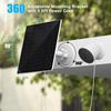 Solars Panel Charging for Outdoor Security Cameras, 5W High Efficiency with Adjustable Mount and 13ft Cable