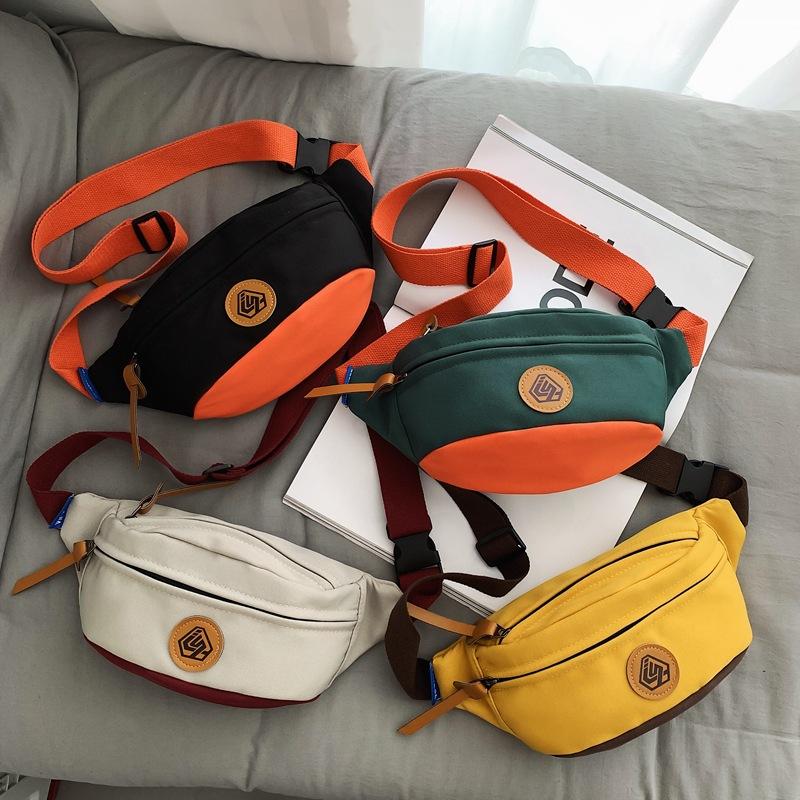 Unisex Large Capacity Crossbody Chest Bag Casual Nylon Sling Bag Adjustable Waist Pack Travel Sports Shoulder Fanny Pack