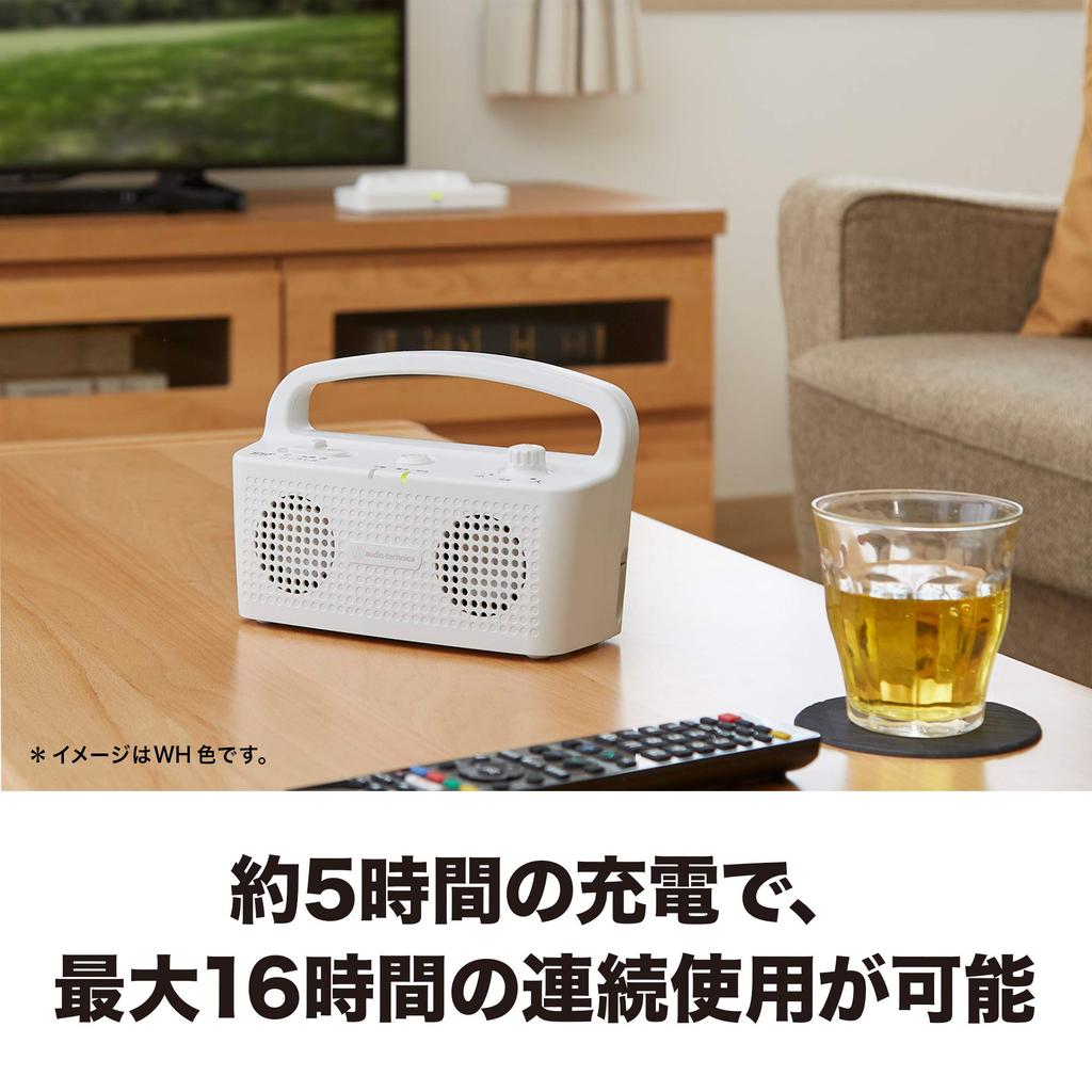 Handheld Speaker for TV Wireless Clear Sound Stereo Easy Operation Charging Just Place It Automatic Power Off Function Splashproof Amplifier Headphone