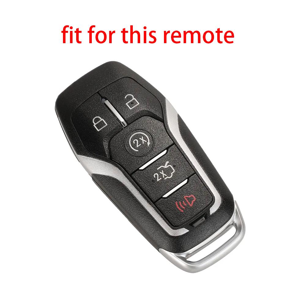 Silicone Key Cover Remote Car Key Case For Ford Kuga Mondeo Mustang F150 Edge Explorer Fusion Smart Key Protector