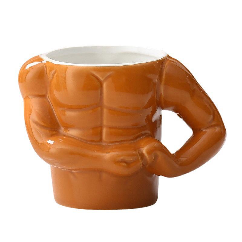 

Ceramic Mug with Eight-Pack Abs Design - Creative Gift for Boyfriend s Birthday or Morning Coffee/Tea 301-400ml