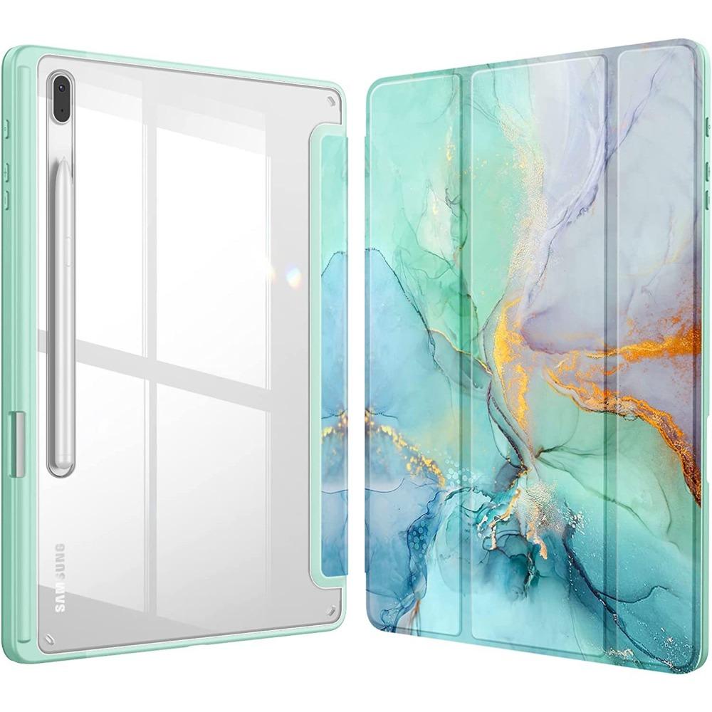 For Samsung Galaxy Tab S9FE S10FE Plus 11 tommer Deksel Akryl Anti-bøy med S Pen-spor