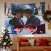 VIKAMA FaceOff Collage Tapestry Will Bring An Energetic Sports Atmosphere To Your Bedroom Or Game Night Space Decoration