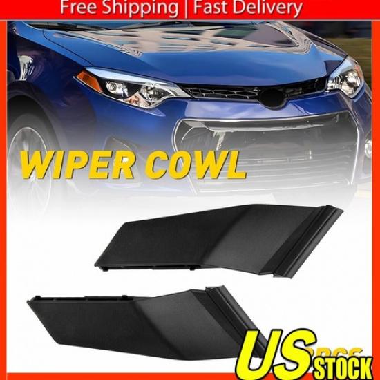 For Toyota Corolla 2014-2019 Pair Windshield Wiper Side Cowl Extension Cover