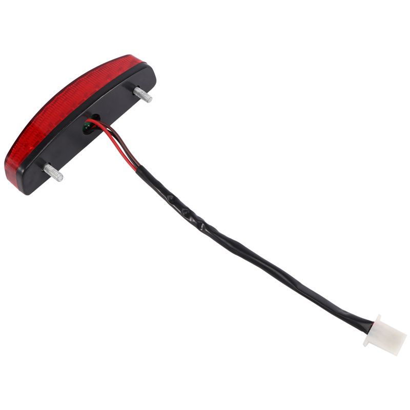 AA92-ATV 12V 3 Wire Brake Stop Light License Taillight Red For ATV Off Road Motorcycle Signal Lamp Accessories Car Lights