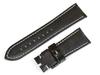 Panerai Watch Embossed Crocodile Mm Strap, Leather, Black, 26/22