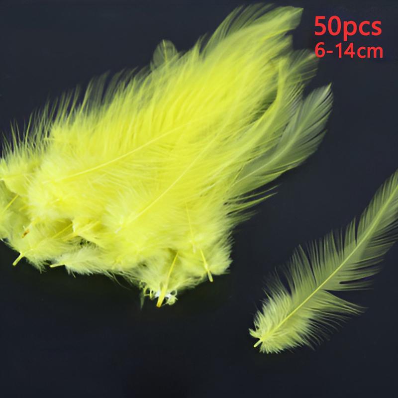 

6-14cm Hackle Feathers Trim 50pcs Long Plumas Chicken Decoration For Crafts Massage Dreamcatcher Making Carnival Piume Pheasant