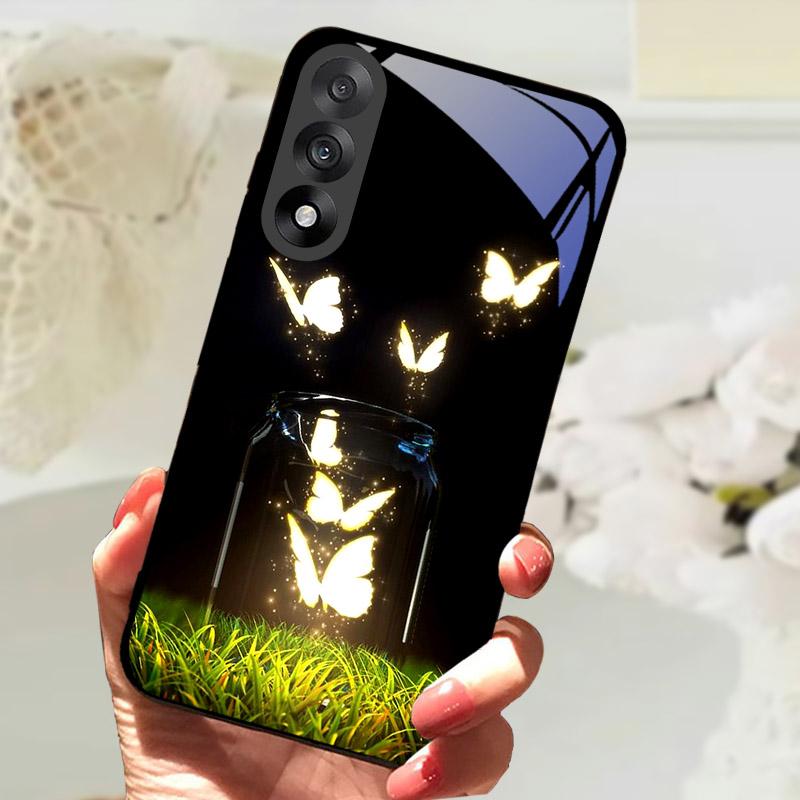 För OnePlus Nord 5 5G Stötsäker Mobilskal Härdat Glas Baksida För OnePlus Nord5 Capa Bumper Fundas Skyddande Skal