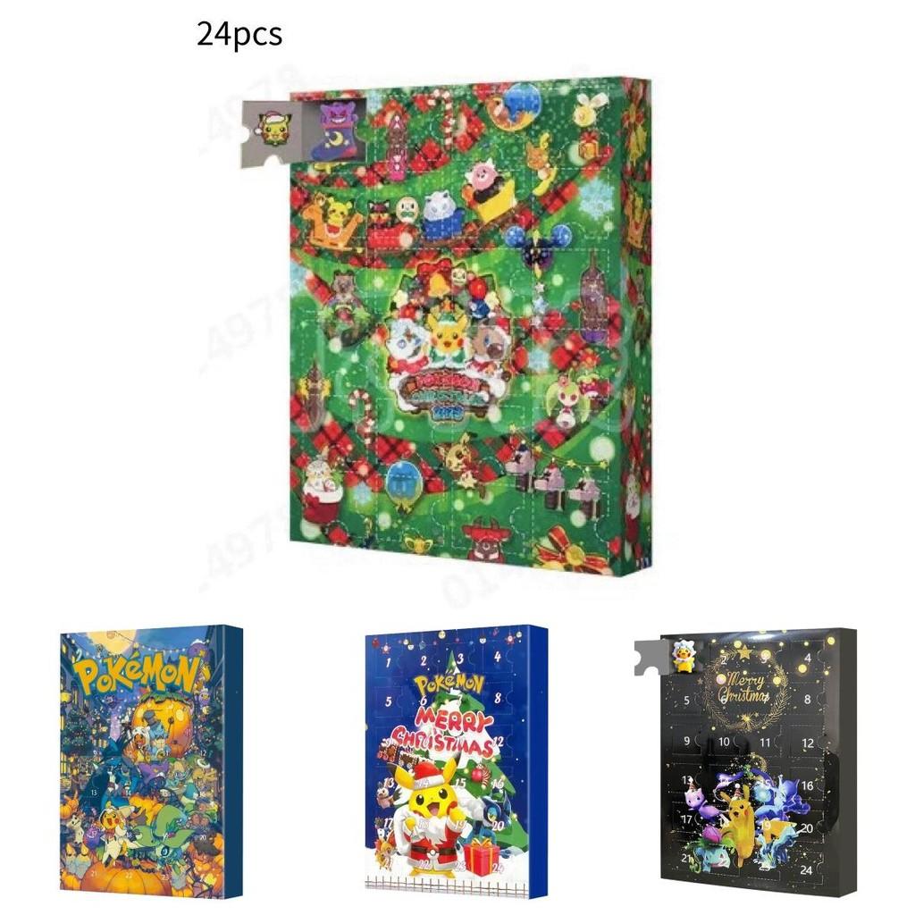 Enchanting Pokmon Christmas Advent Calendar Box With 24 Unique Blind Box Toys