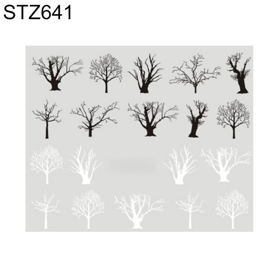

Orion Floral Feather Simple Drawing Women Nail Sticker Decal Beauty DIY Manicure Tools STZ641