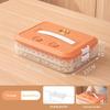 Space Saving Stackable Food Storage Containers 1-4 Layers Leakproof Sealed Dumpling Box for Kitchen Food Sorting