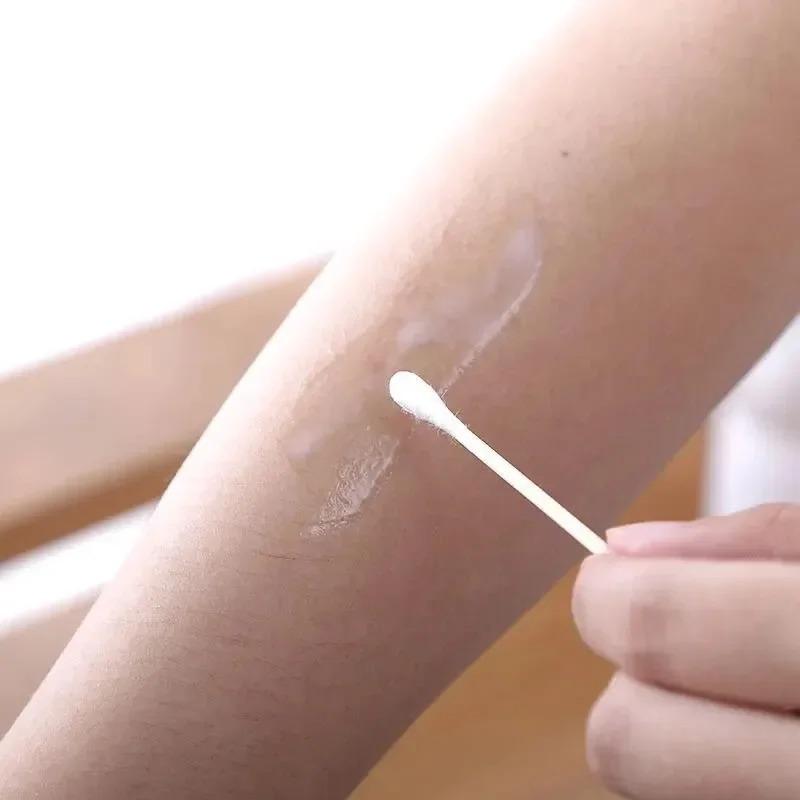 100pcs Double Head Cotton Swabs for Nose Ears Makeup Lips Cleaning Soft Tip Sticks Women Men Beauty Tools Ear  Picking  Cotton
