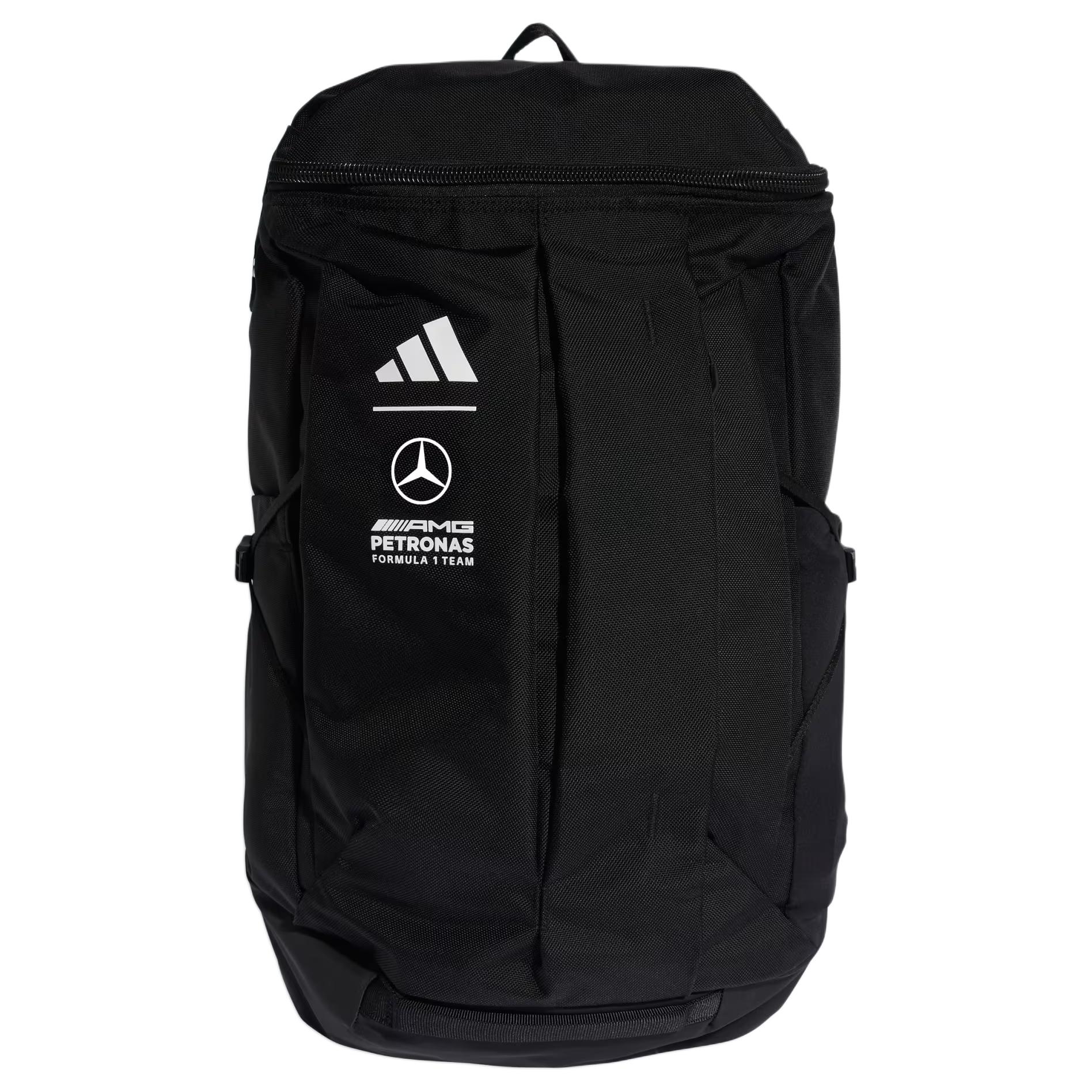 Adidas Mercedes - Amg 23L Engineer Marketing Backpack Simple Versatile Large Capacity Plain Woven Material Backpack Unisex backpack Black KF1773 Black