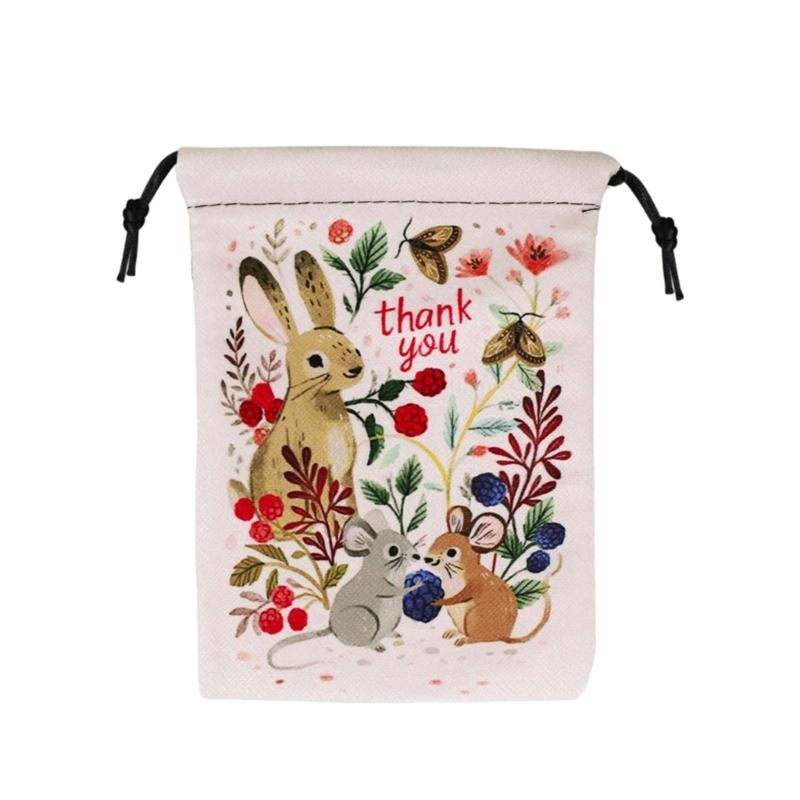 

User friendly Holiday Storage Bags 13x18 Inch Portable Washable Polyester for Gifts and Small Items