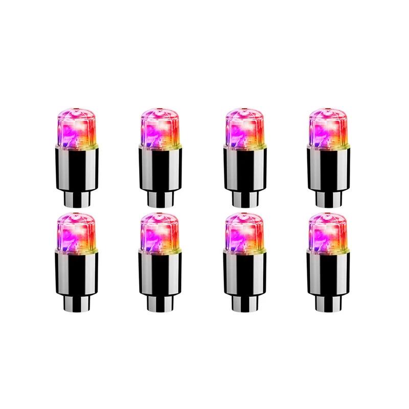 2-8Pcs Tire Valve Cap Lights Durable Tire Lights For Car Air Valve Caps With Lights For Motorcycles Bicycles Electric Vehicles Stem Caps1