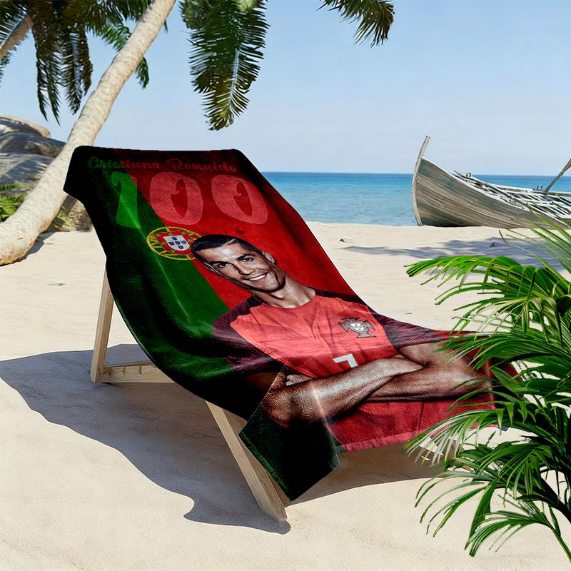 Dynamic Soccer Action beach towel soft beach quick-drying swim towel swim seaside beach towel Fashion printing beach