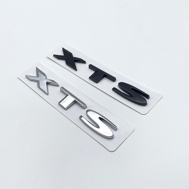 3D Letters Numbers Emblem for Cadillac XT4 XT5 XT6 XTS AWD Car Trunk Lid Nameplate Badge Logo Sticker Chrome Glossy Black
