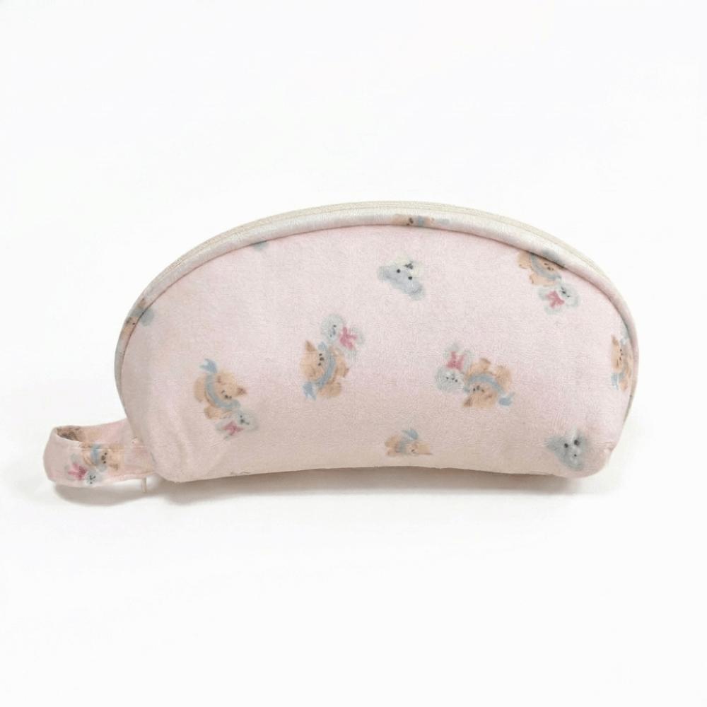 Large Capacity Polka Dot Pencil Case Polka Dot Print Cosmetic Pouch Stationery Organizer Students