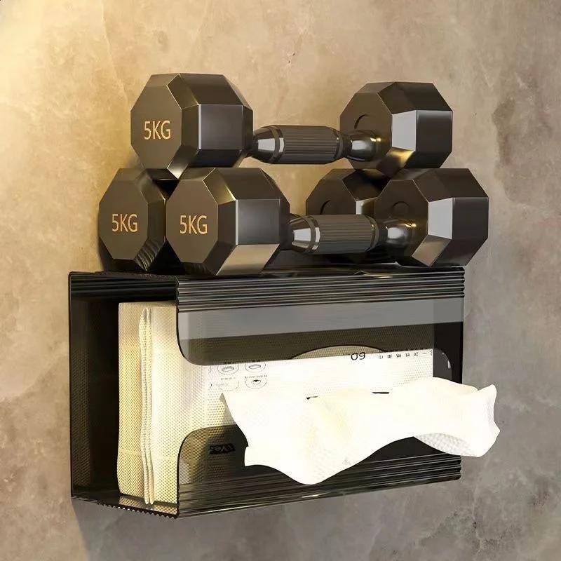 Punch-free Toilet Paper Holder Box Waterproof Storage Toilet Paper Storage Rack Paper Towel Kitchen Bathroom Storage Box