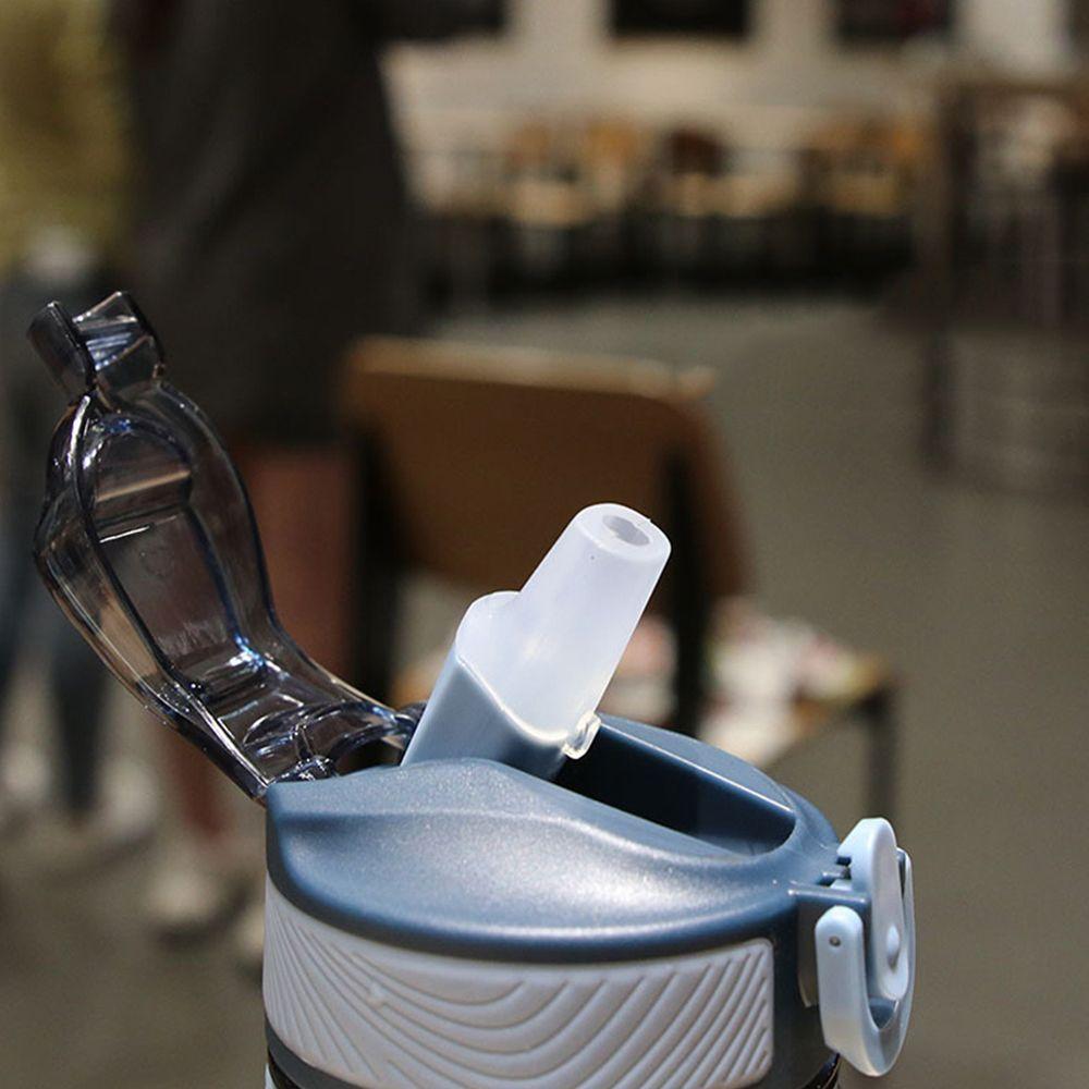 800ml Outdoor Plastic BPA Free Men Drinkware Drinking Bottle with Straw Sports Water Bottle