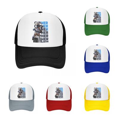 Valorant Agents Game Trucker Hats Cypher Mesh Net Baseball Cap Snapback Outdoor Hip Hop Regulsable Goast Hat For Unisex Women