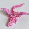 3D Printed Articulated Large Horned Flying Dragon Action Figure Ornament Toy Gift
