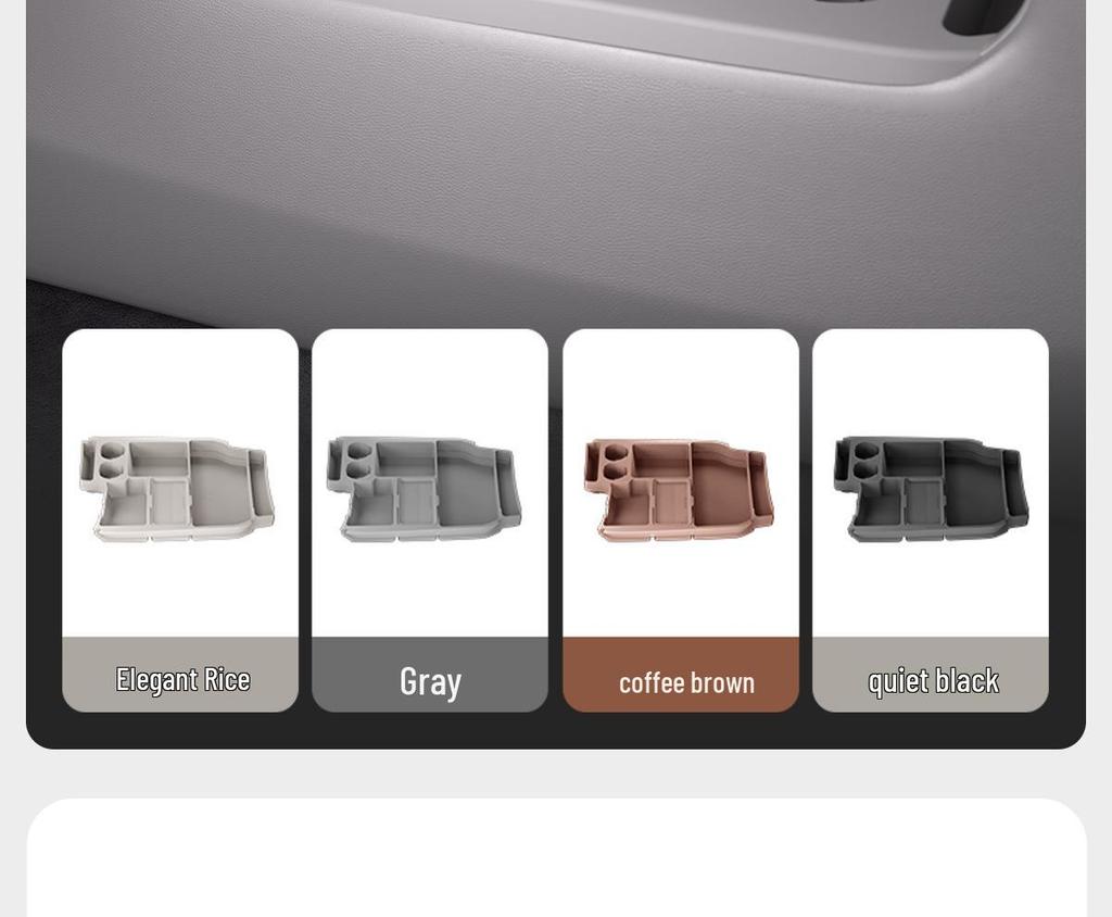 Sienna/Granvia Center Console Storage Organizer: Customized Lower Layer Accessory