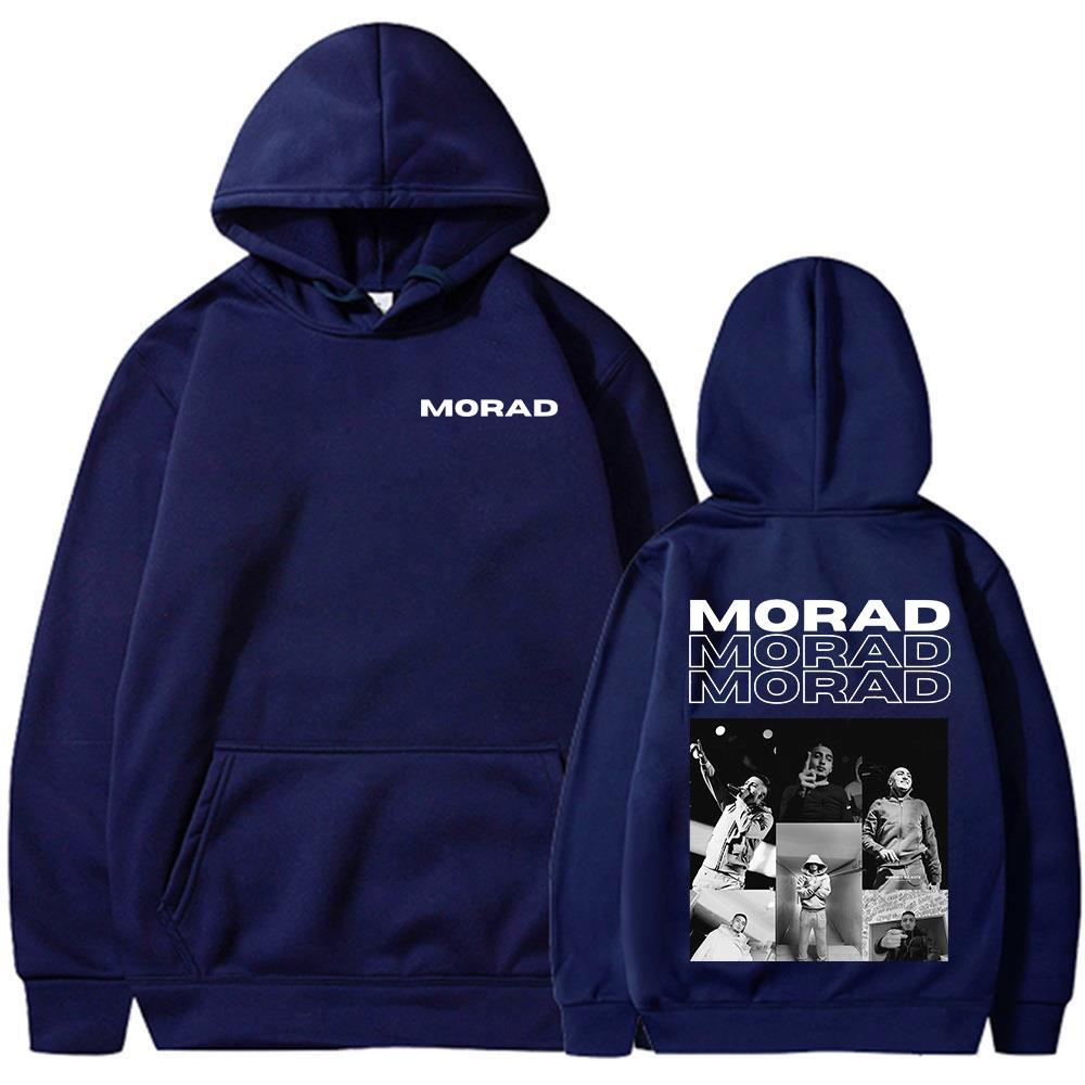 Rapper Morad MDLR Tour Album Hoodies Men's Women Clothing Hip Hop Fashion Hooded Sweatshirts Long Sleeve Pullovers Streetwear