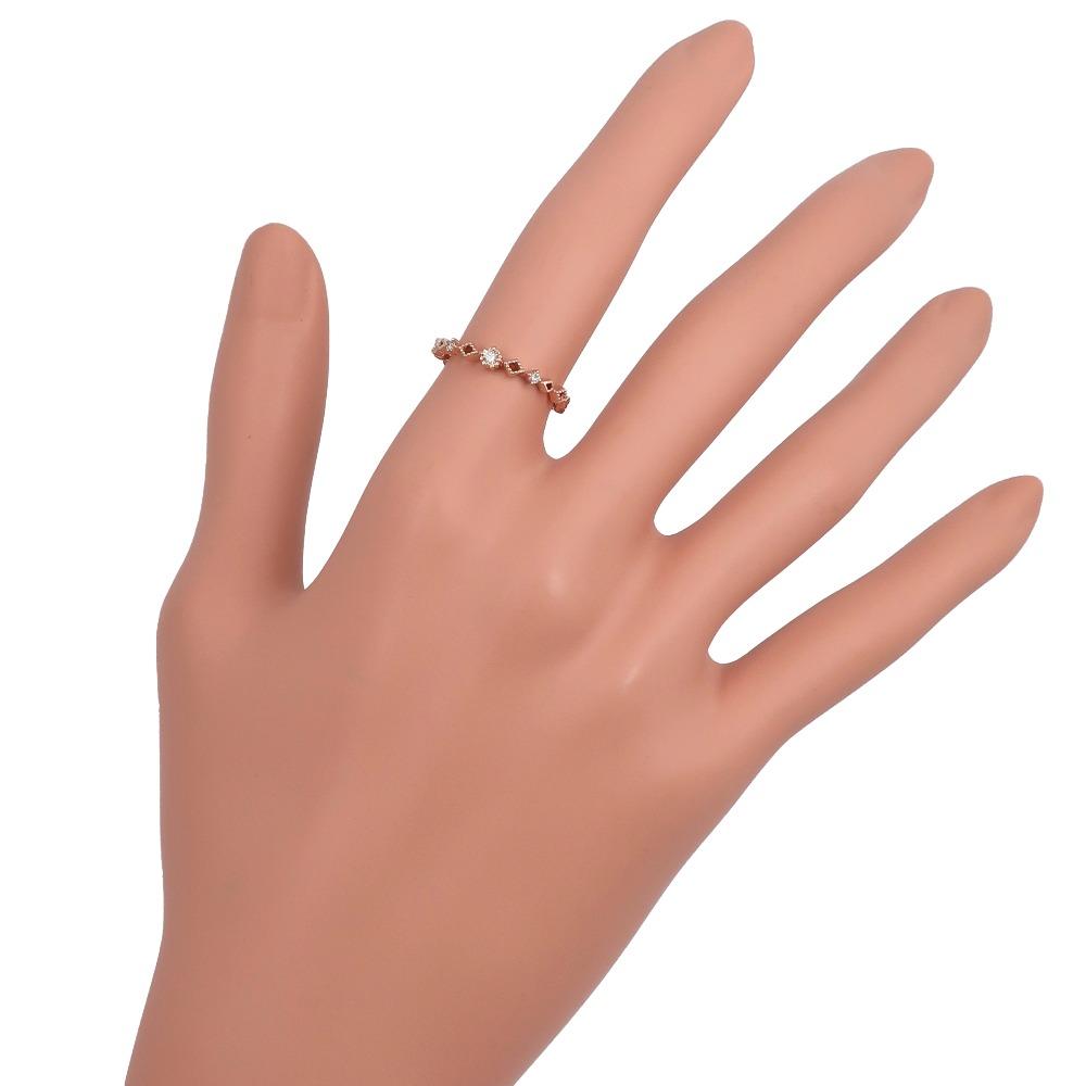 canal4℃ Ring K10 yellow gold/diamond #5.8(US Size) 1.1g Women Used