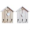 Holder with Hooks Home Decor Hanger Wall Mounted for Office Hallway