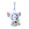 Chaveiro de Pelúcia de Elefante Para Meninas Decoração de Animal Fofa Presente