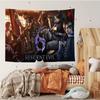 RResident Leon Kennedy Evil Tapestry Customizable Tapestries Of Various Styleswall Hangings Celebrity Printing Wall Hangings