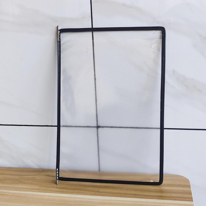 Wall-Mounted 10-Page A4 Flip Folder File Holder for Work Instructions