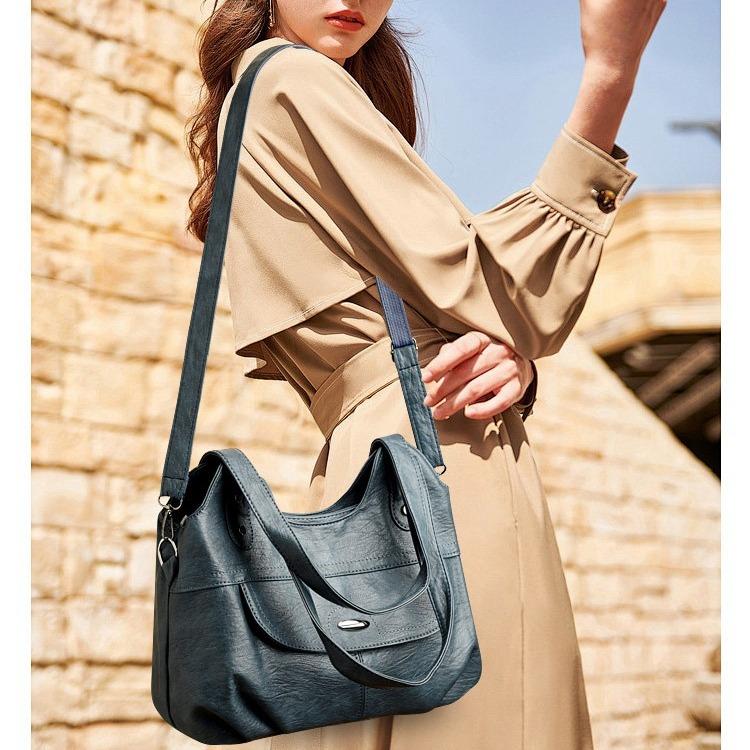 Faux Fur Handbags Large Capacity Soft Leather Handbags for Ladies