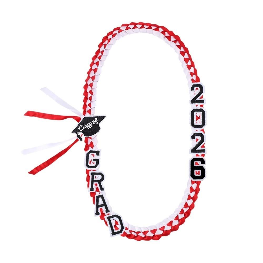 

Handmade Craftsmanship Graduation Ribbon Lei Senior Year Garland University Convocation Style 2
