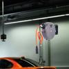 Avvolgitubo ad aria retrattile automatico con tubo dell'aria da 10M, riavvolgimento lento per lavaggio auto all'aperto, officina, garage, irrigazione giardino