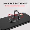 For Honor 600 Pro Case Finger Metal Ring Kickstand Phone Case Car Holder Matte Soft Silicone Housing for Honor 600 Pro Phone Casing