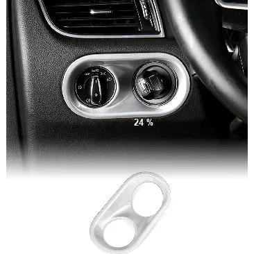 For Porsche MACAN 2014-2020 Headlamp Lamp Switch Decorative Sticker ABS Interior Modification Automotive Accessory