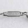 TIFFANY&Co. Open Atlas Necklace Silver925 3.9g Women Used